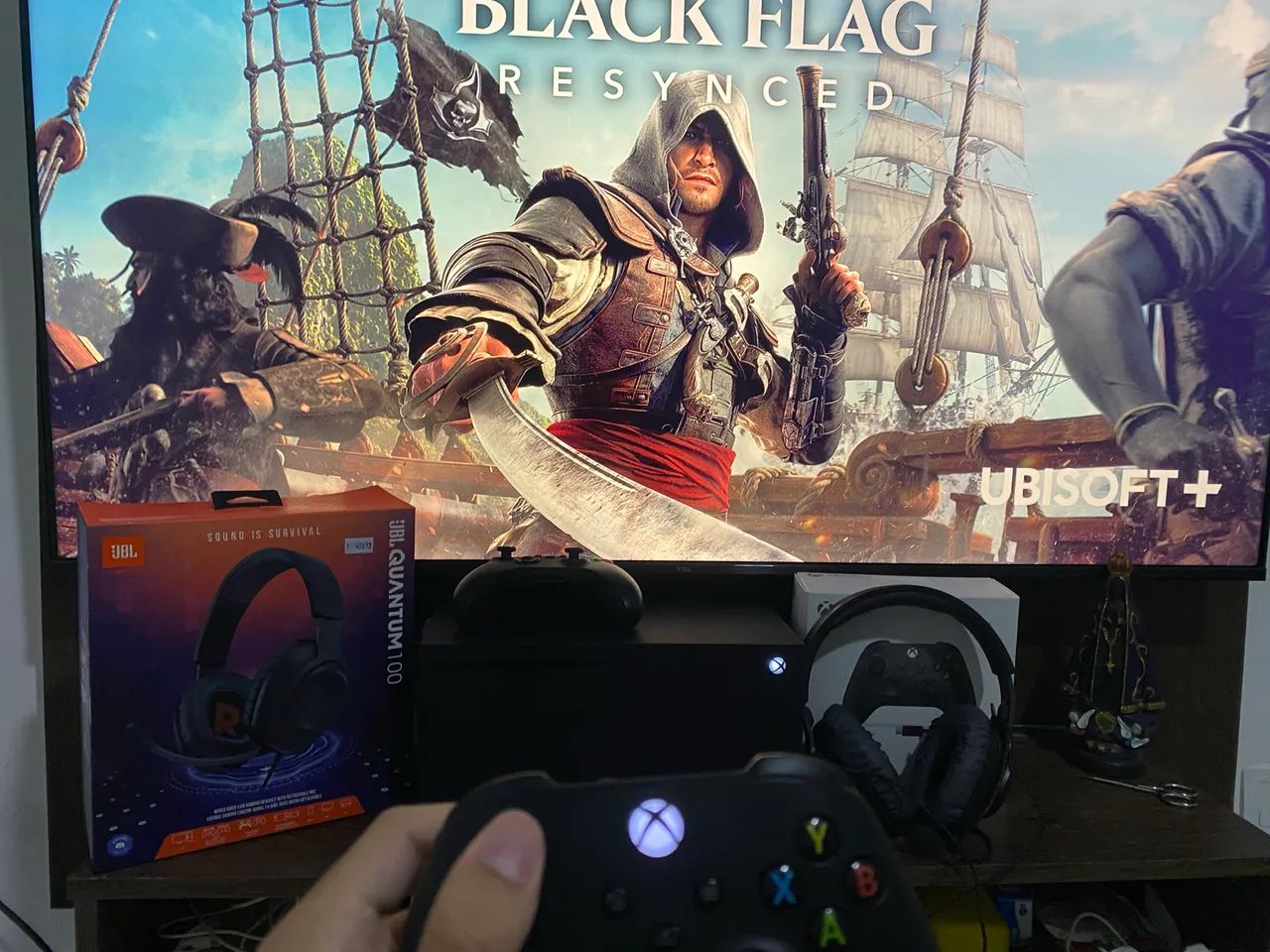 Xbox series X 2 controles 1TB SSD 4k 120fps (COMPLETO DE TUDO)