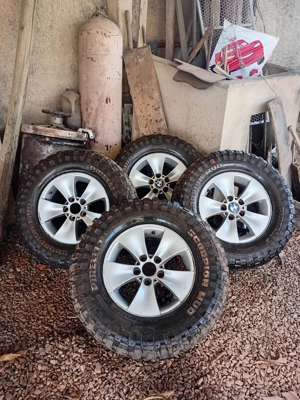Jogo Rodas BMW  X5 aro 16  5 X120 so rodas