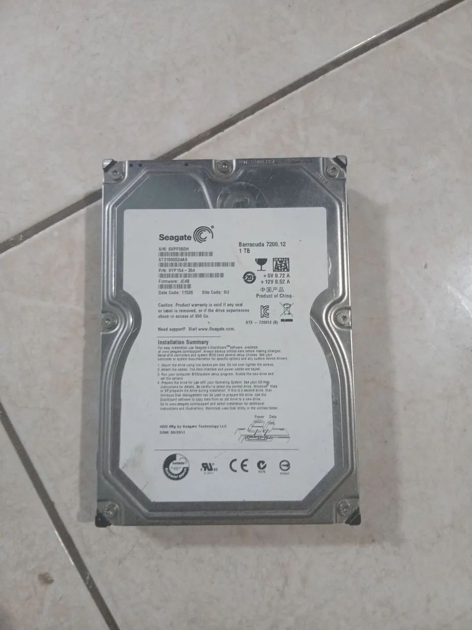 HD Seagate Barracudo 1TB usado - Foto 2