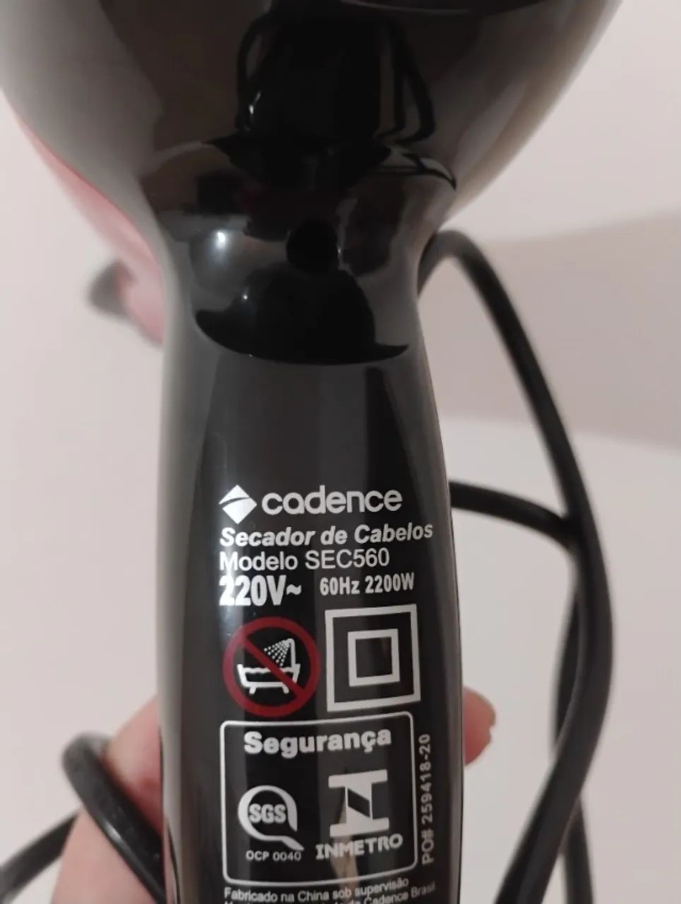 Secador de Cabelo Cadence Rouge Style 220V - Foto 2