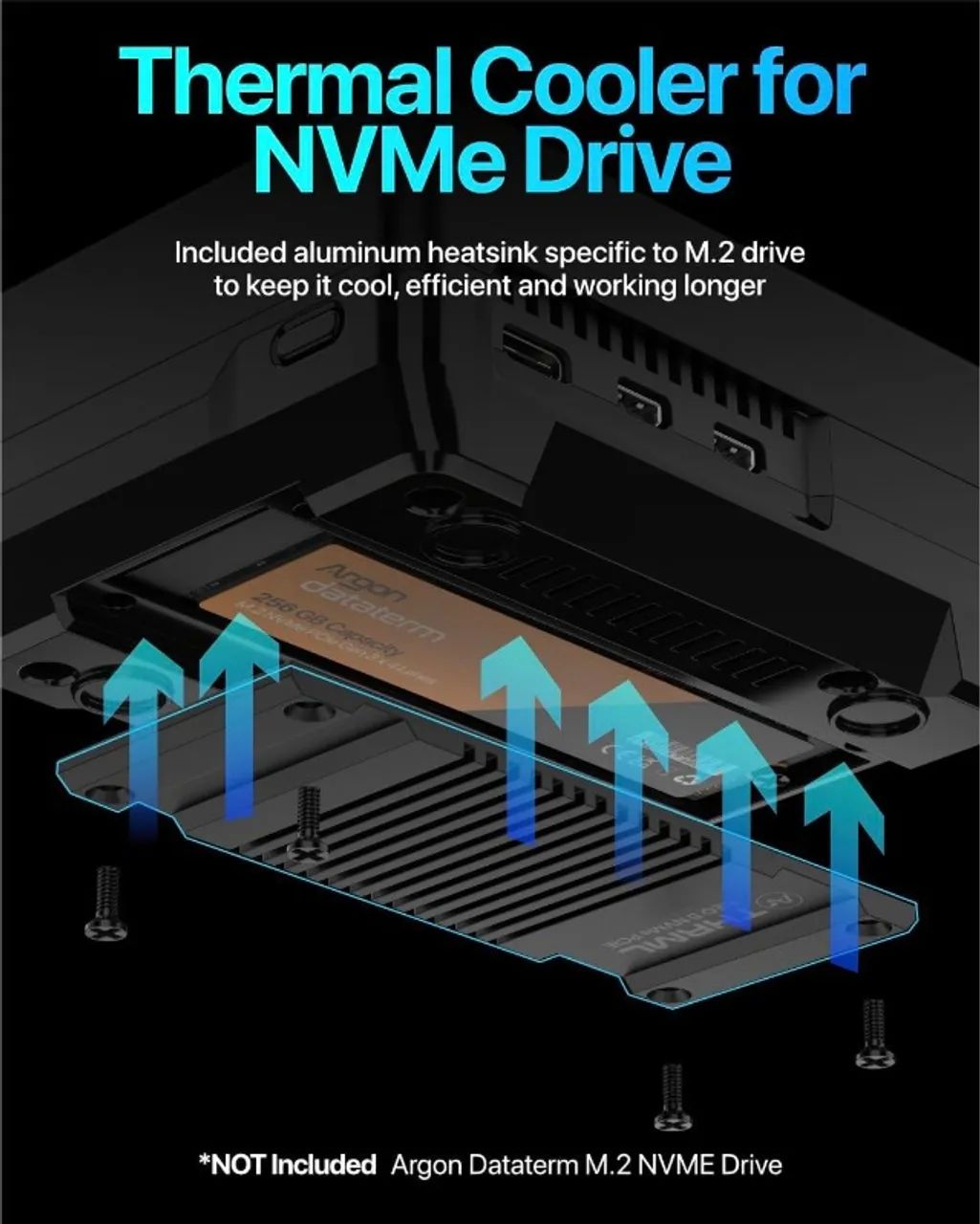 Case para Raspberry Pi 5 - Argon NEO 5 M.2 NVME PCIE - Foto 5