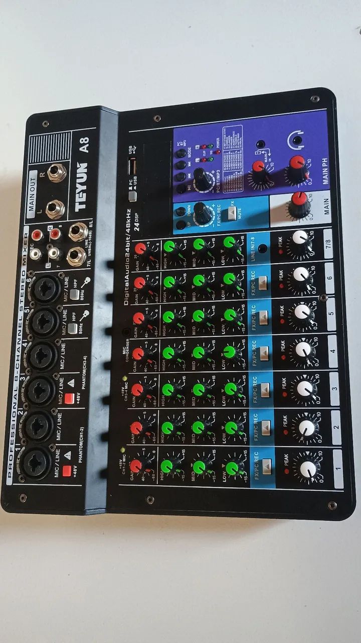 Mesa de som - Bluetooth USB - Foto 4