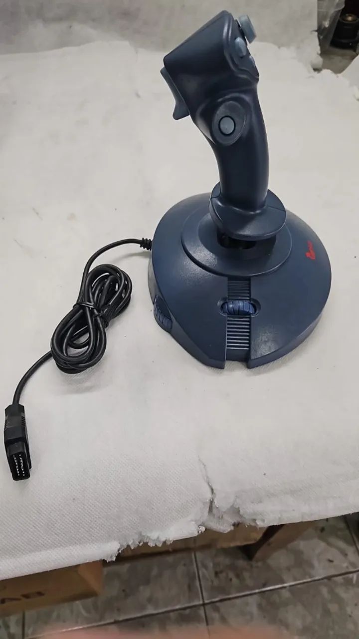 JOYSTICK retrô GENIUS FLIGHT 2000  novo com Manual - Foto 3