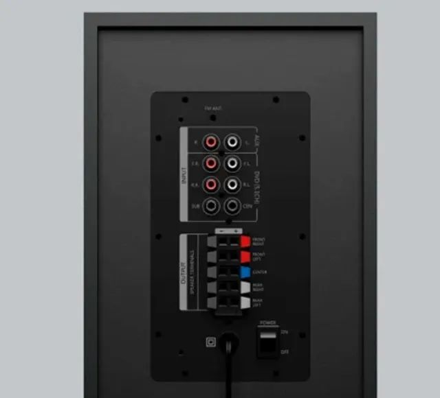 Caixa de som Multimidia Logitech Z607 5.1 surround - Foto 3