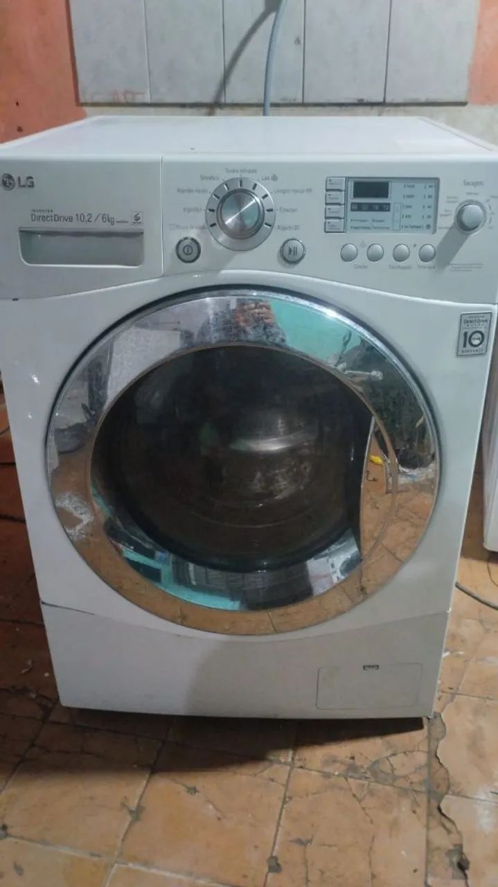 Máquina de lavar e secar LG 10, 02 kl 