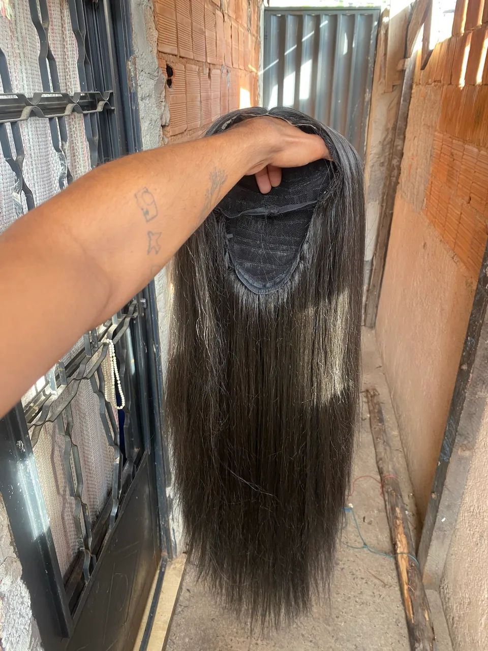 Lace wig preta  - Foto 4