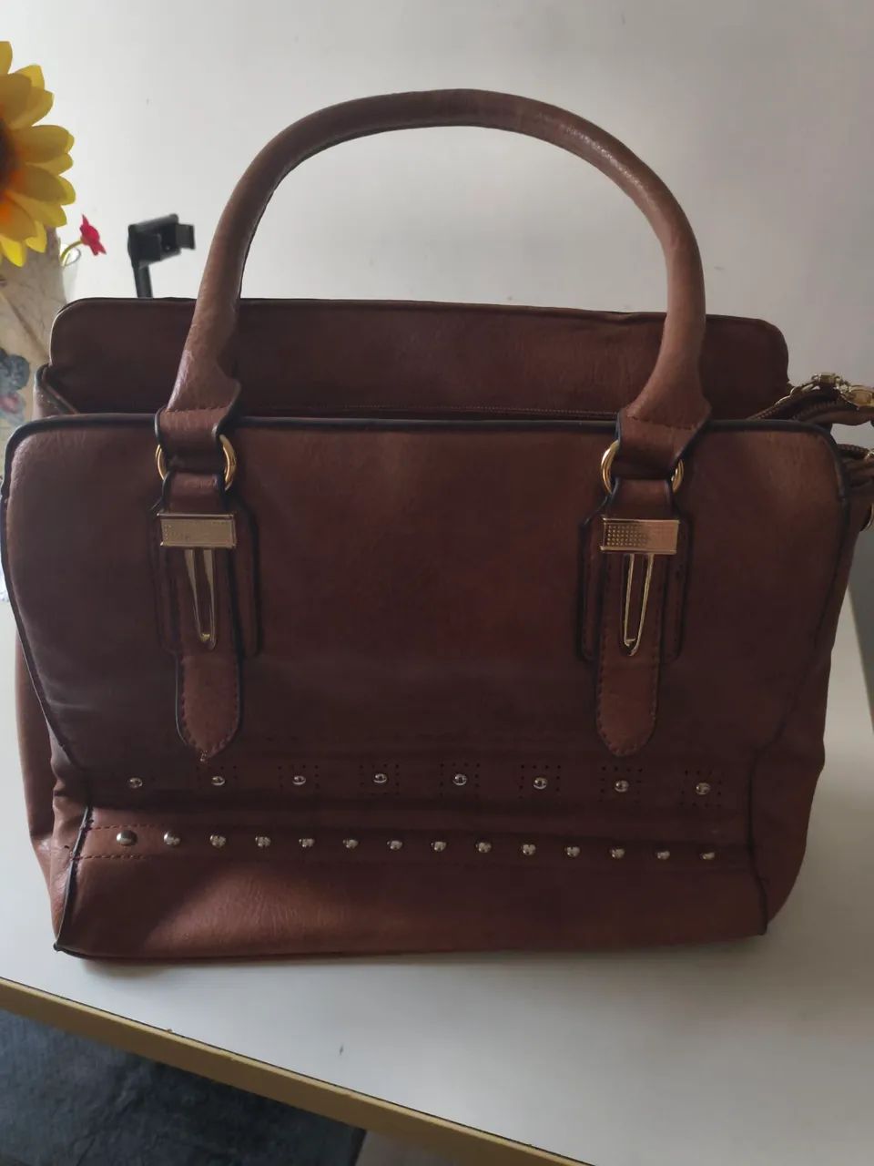 Bolsa de ombro caramelo - Foto 2