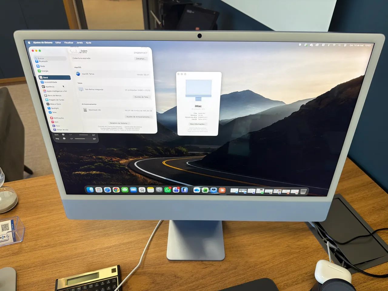 iMac M4 512GB 24GB Azul - Computadores e Desktops - Perdizes, São