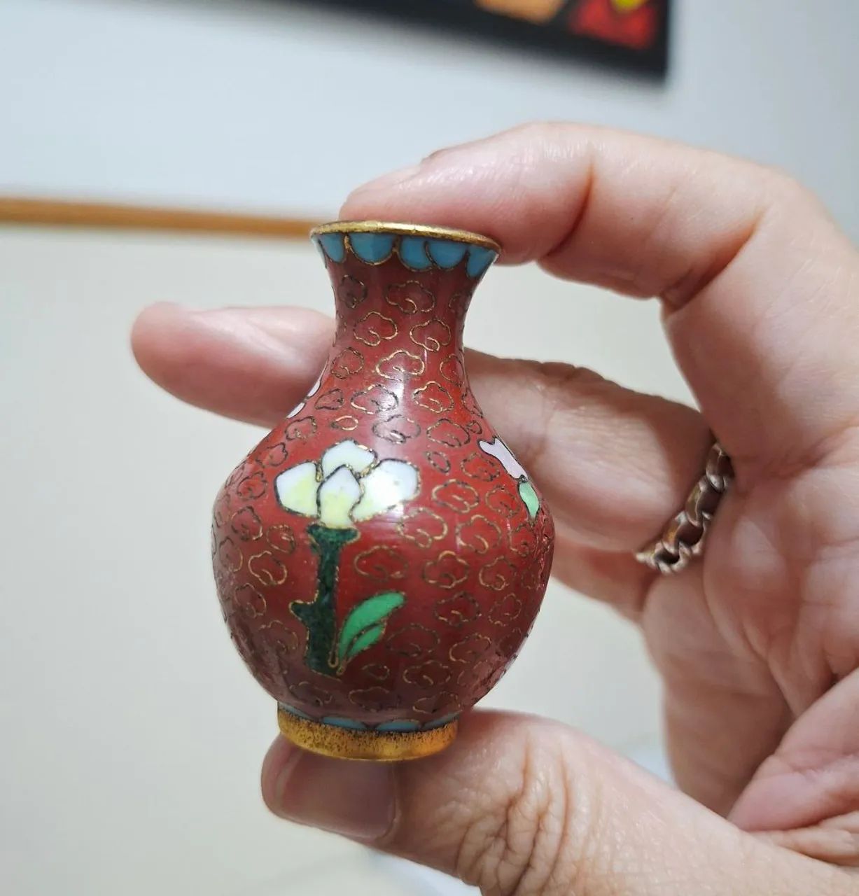 Vaso cloisonne  - Foto 2