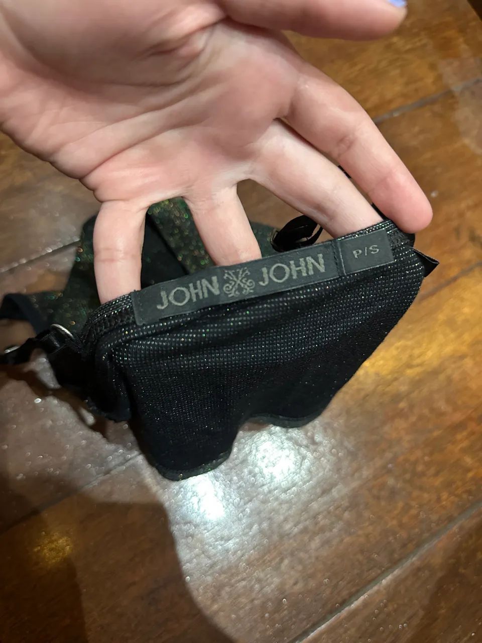 top cropped john john preto p - Foto 3