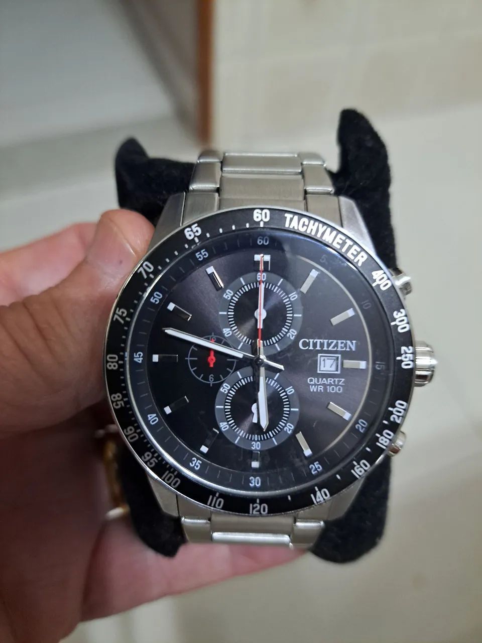 Relógio citizen cronógrafo wr 100 super conservado 