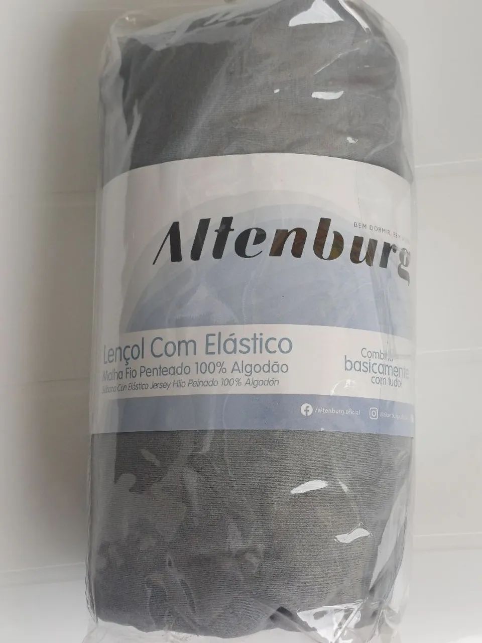 Lençol de Solteiro com Elástico 100% Algodão | Novo - Foto 2