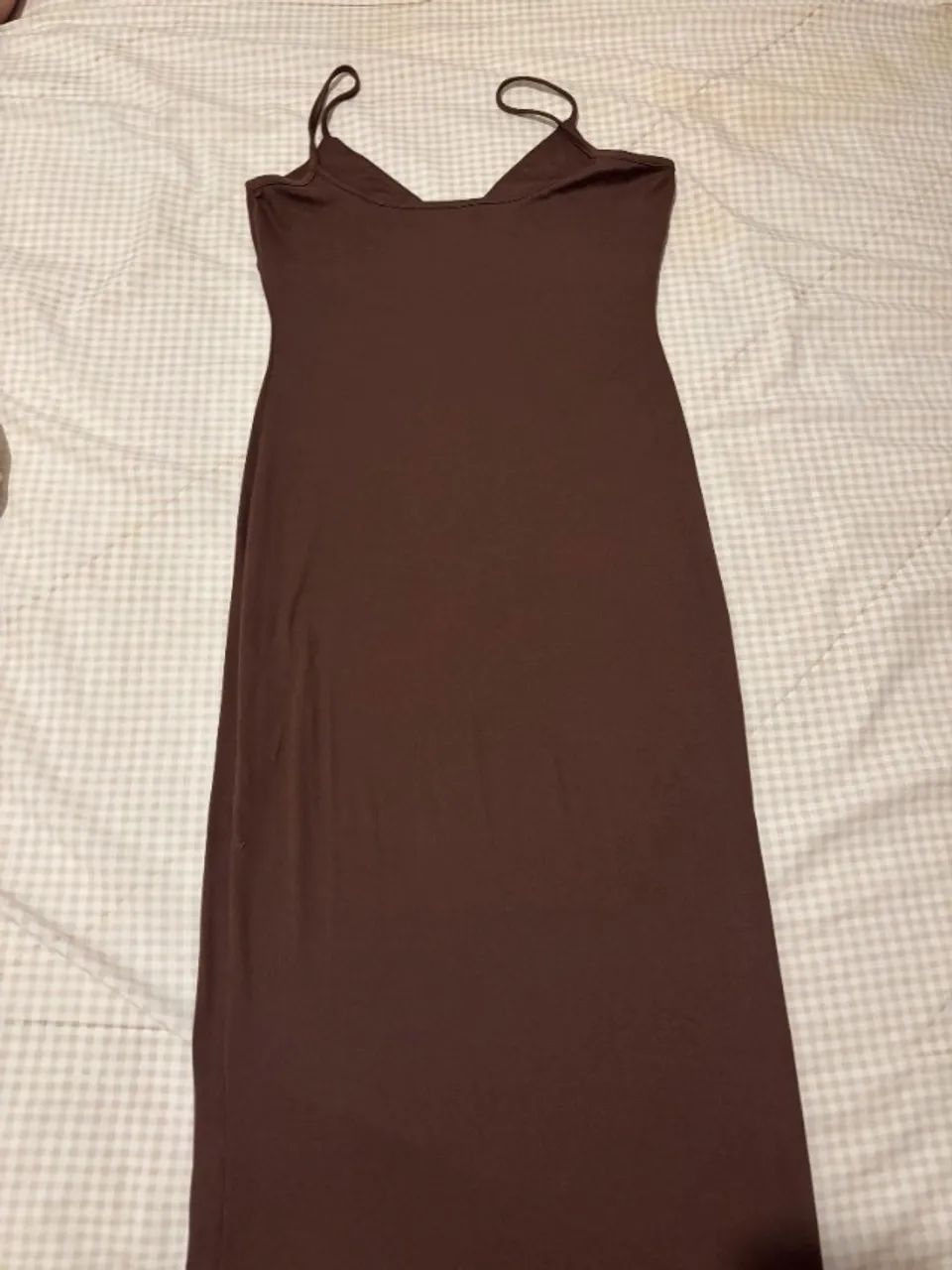 Vestido longo marrom - Foto 2