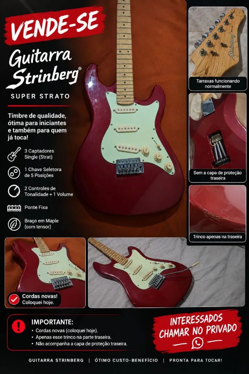 GUITARRA STRINBERG STS-100 