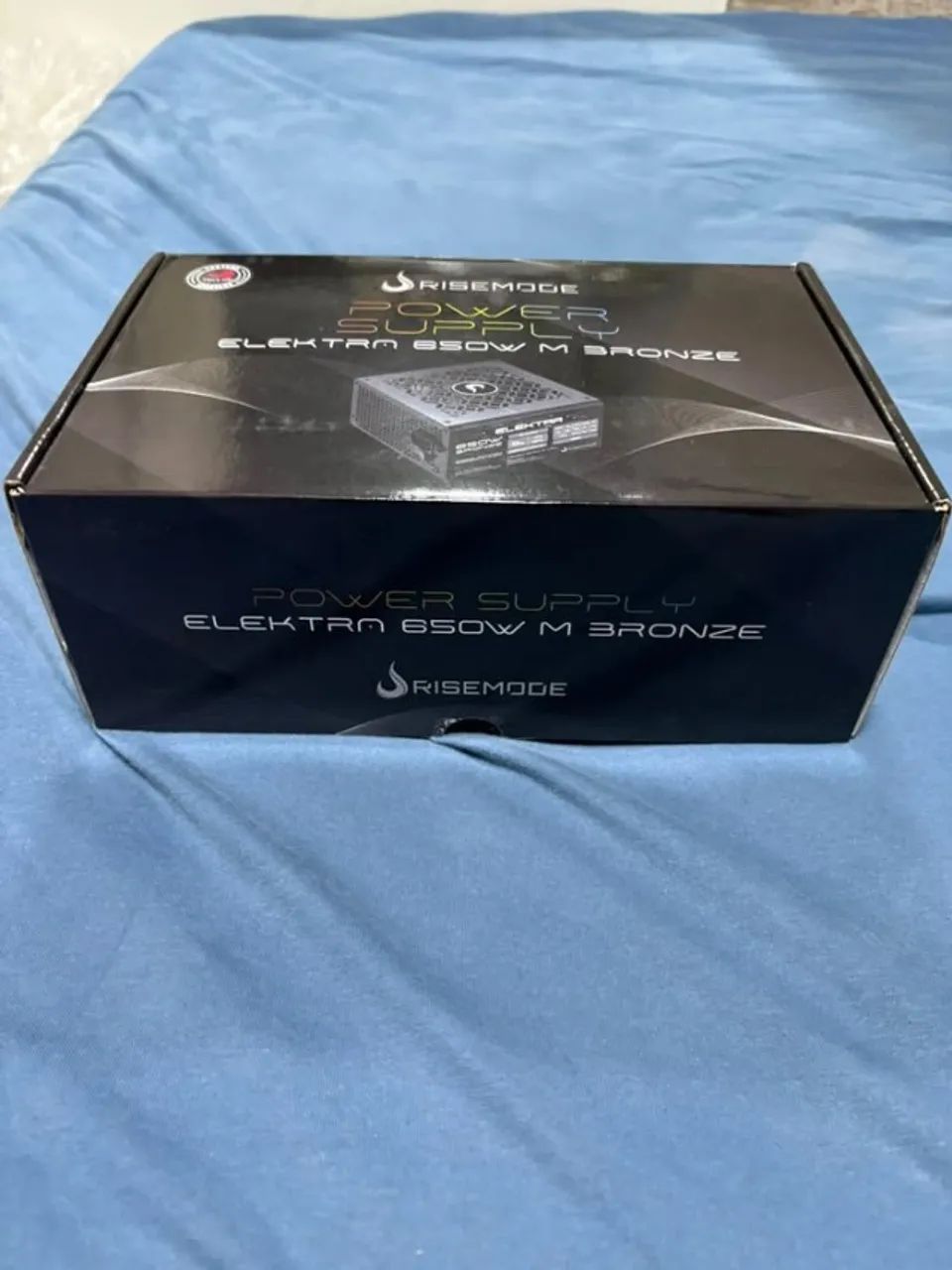Fonte Rise Mode Elektra 650W Modular 80 Plus Bronze - Impecável - Faço Envio - Foto 2