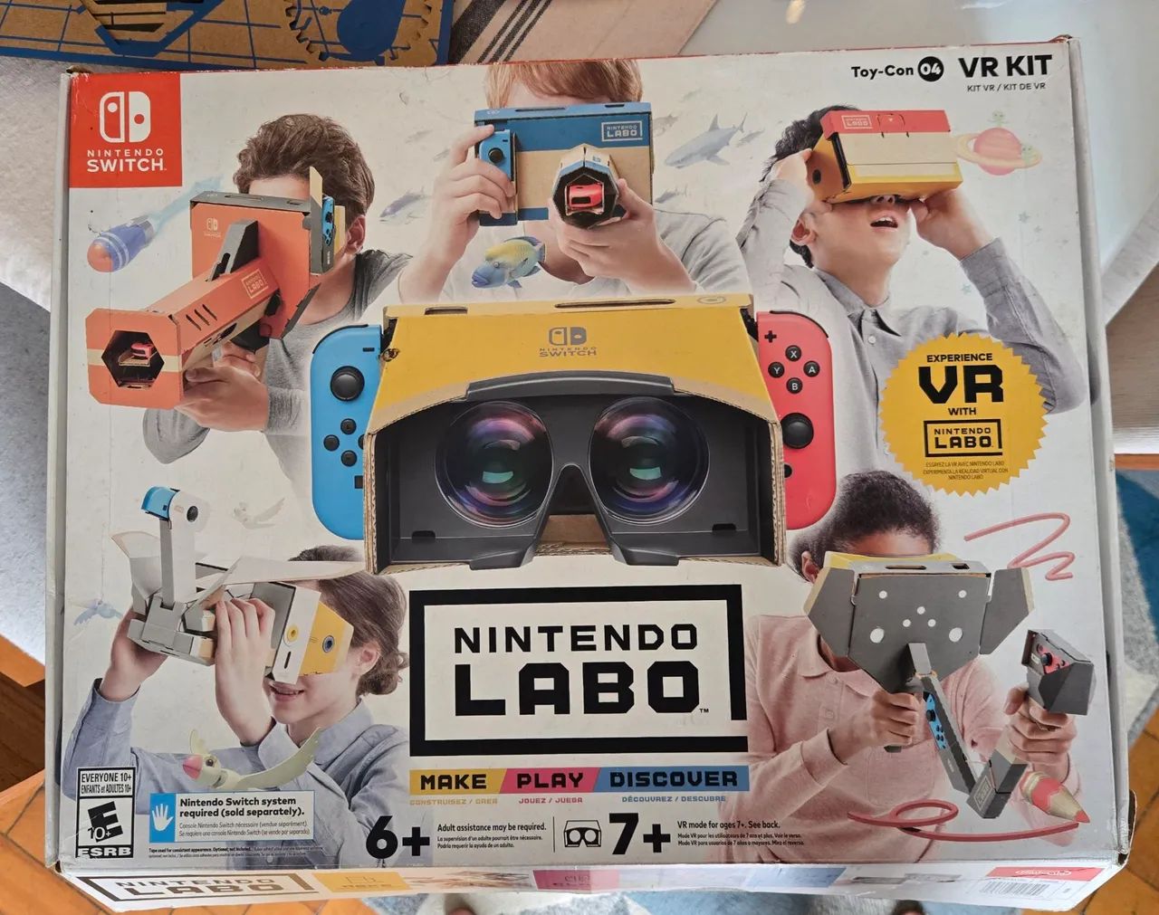 Jogo Nintendo Labo - Kit VR - Nintendo Switch - Peças e Acessórios