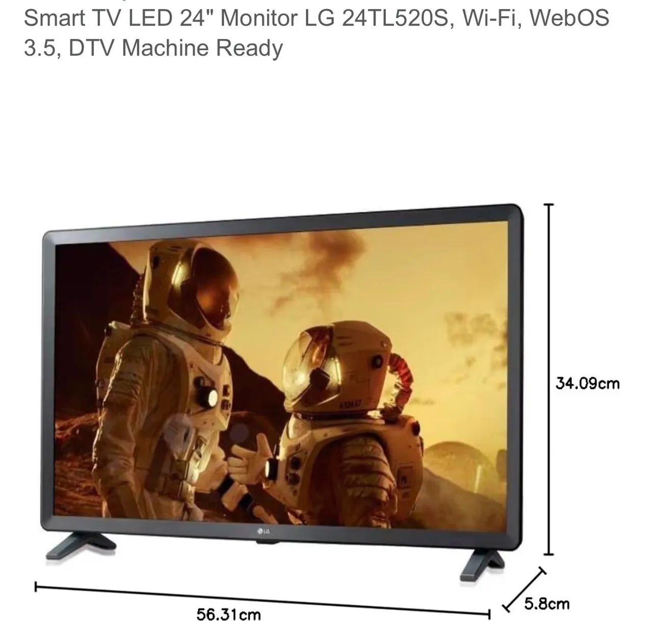 SMART TV LG 24 POLEGADAS - Foto 2