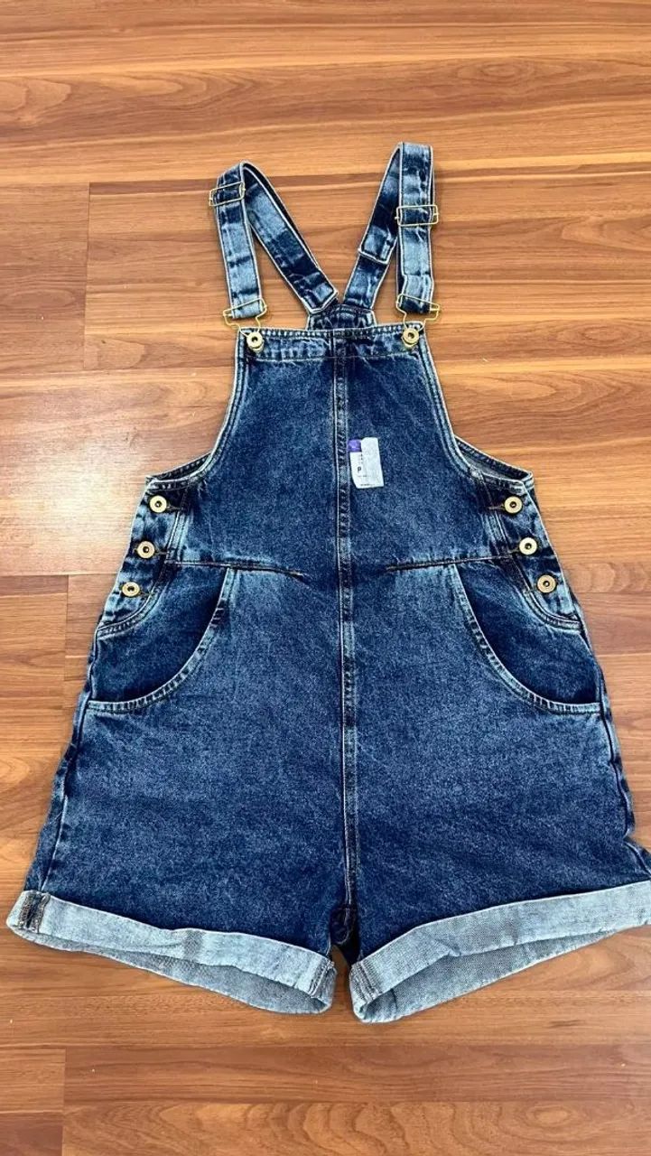 Macacão Jeans novo, P