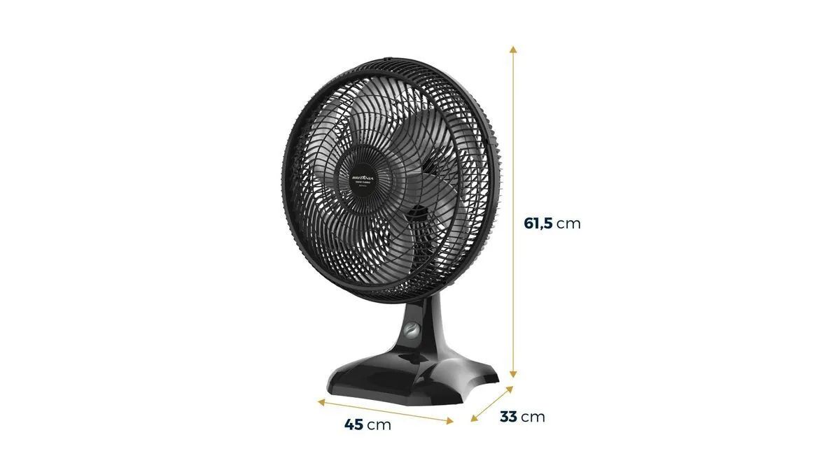Ventilador 2 em 1 Britânia Maxx Force Turbo 150W BVT400 - Foto 5