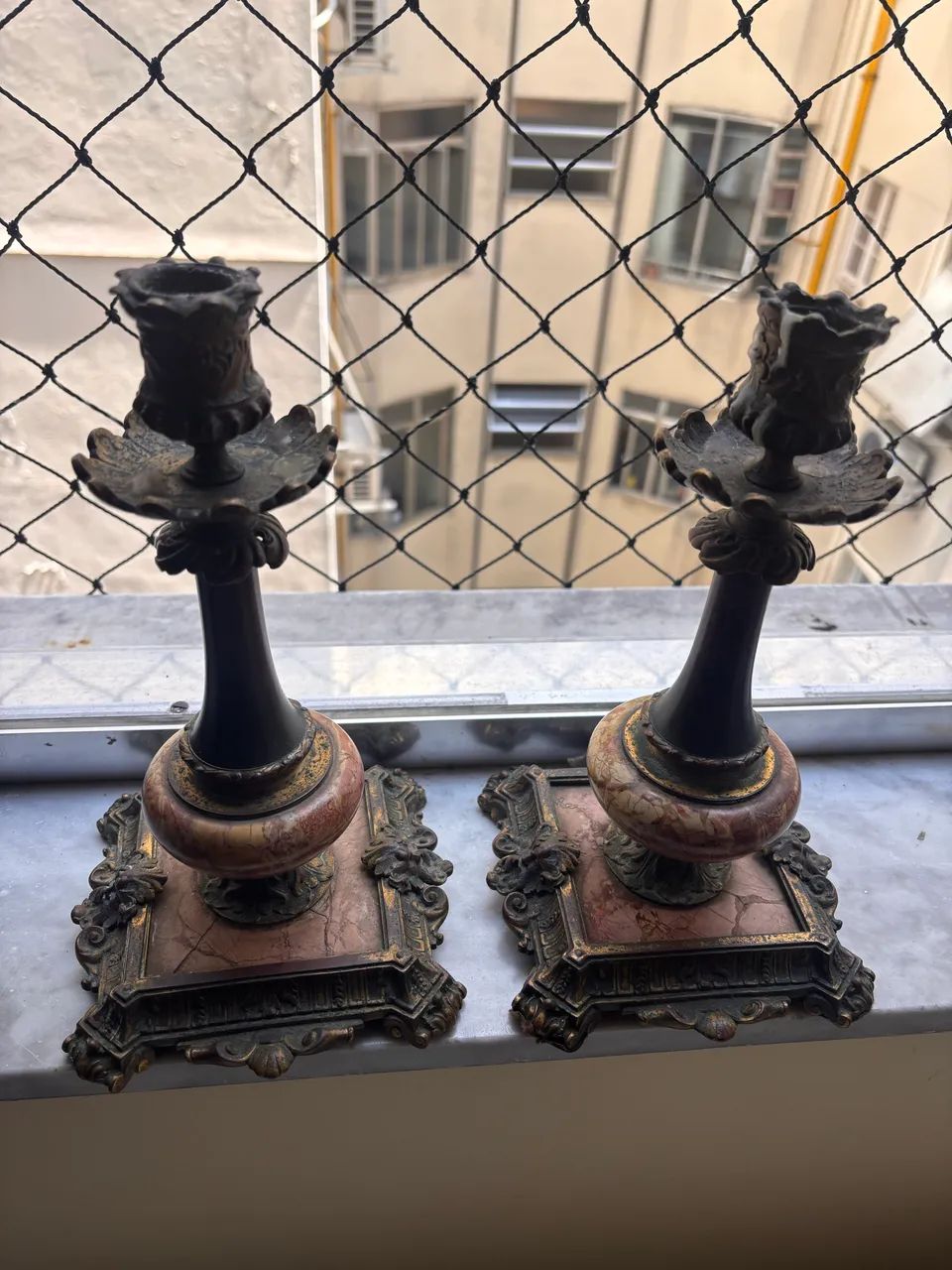 Par de castiçais antigos - Foto 5