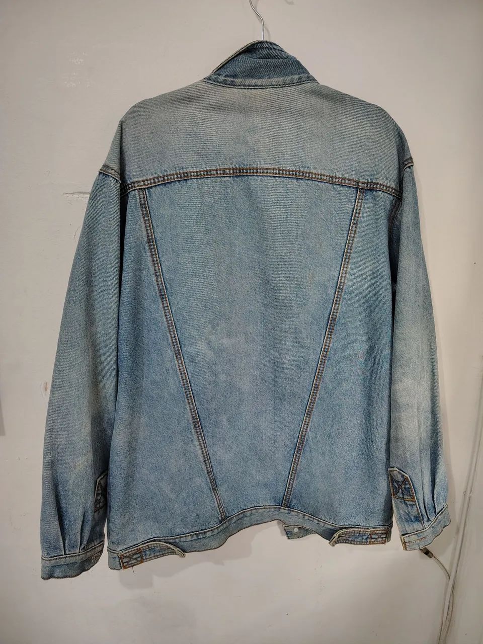 Jaqueta jeans masculina vintage - Foto 2