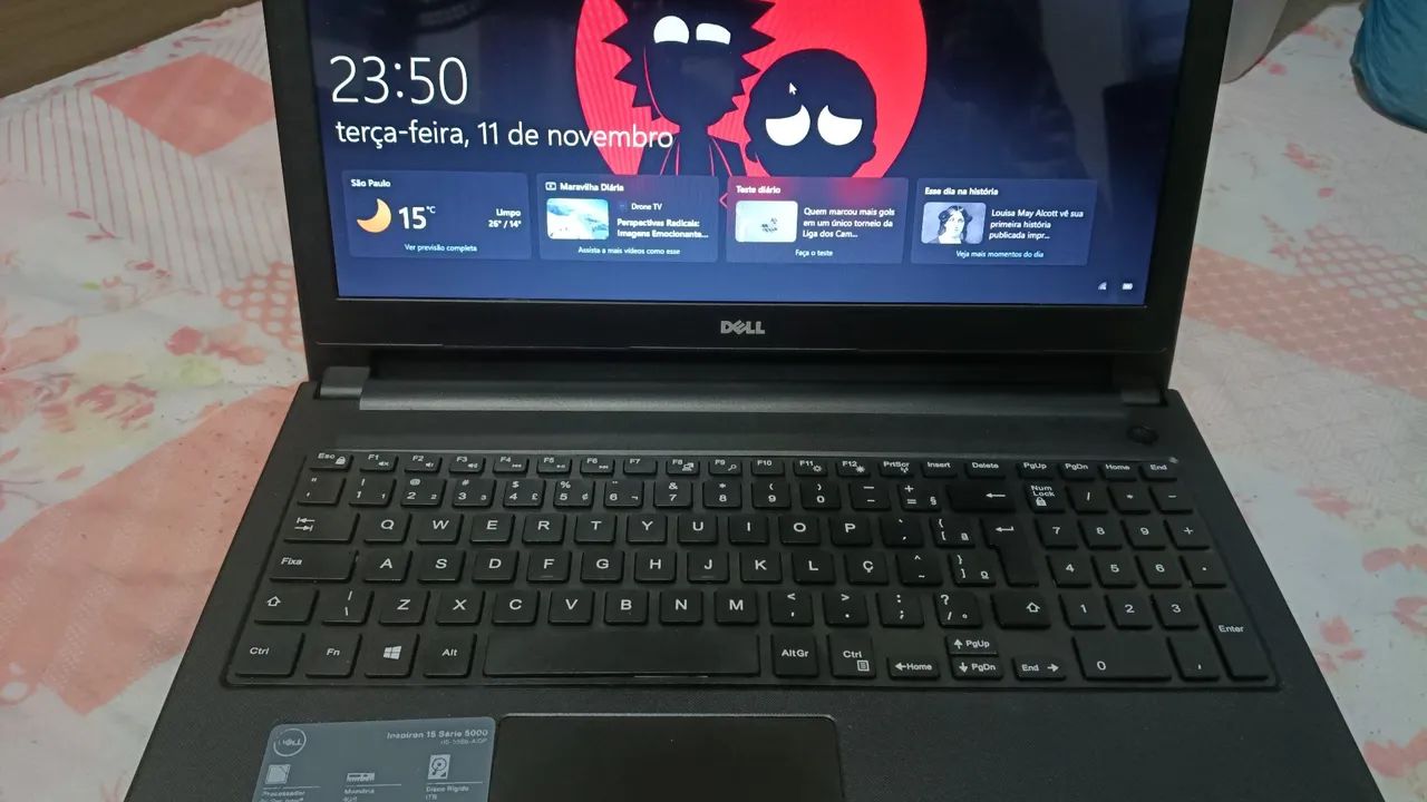 Notebook Dell inspiro 15, com um SSD de 256gb e 8gb RAM - Foto 3