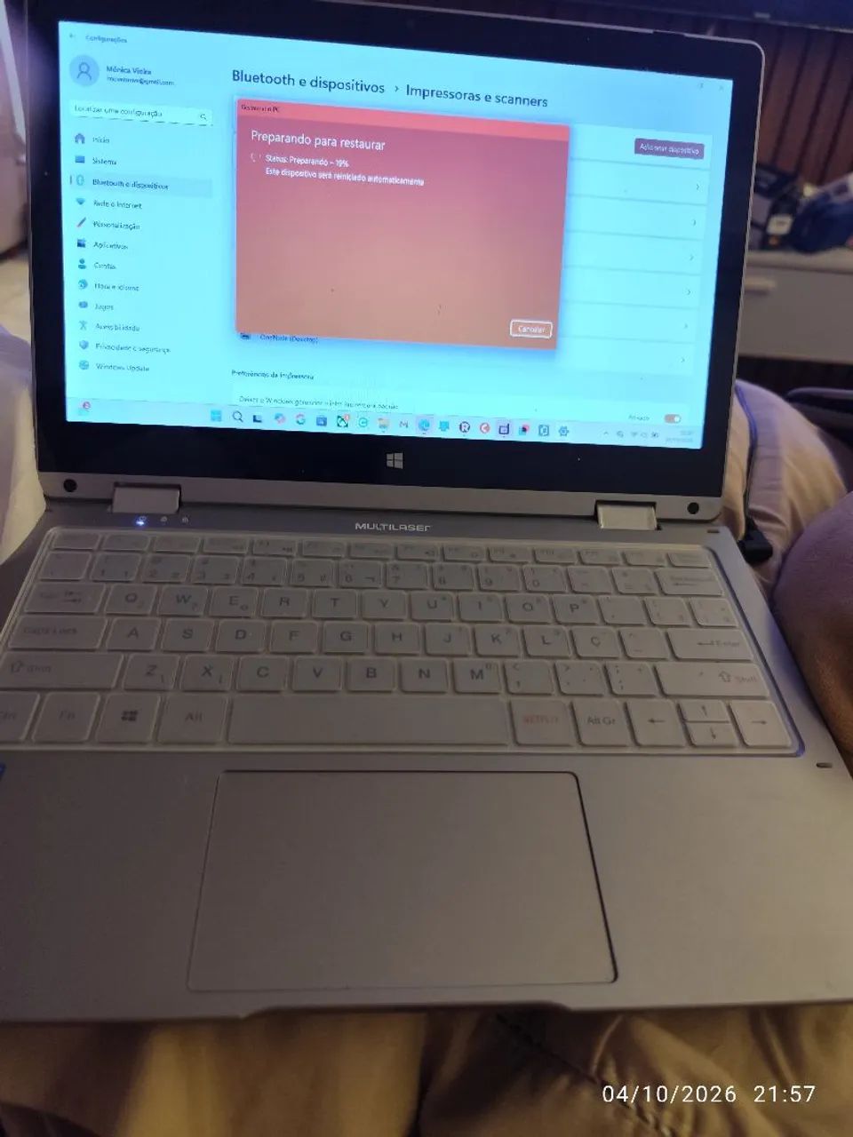 Notebook Multilaser M11 w  800,00 novíssimo  - Foto 2