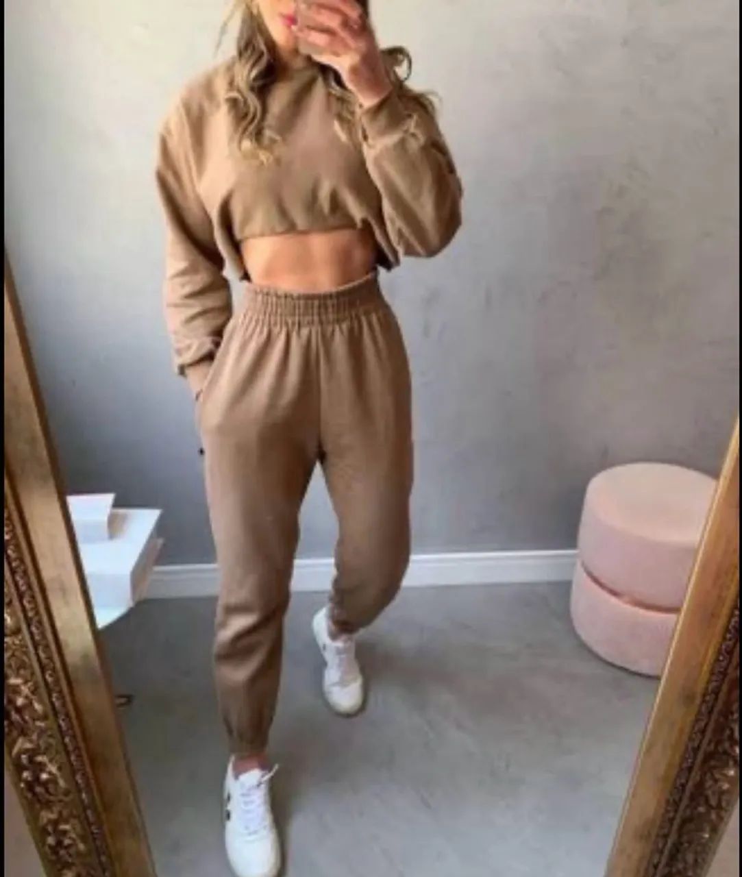 Conjunto de moletom tamanho P Usado