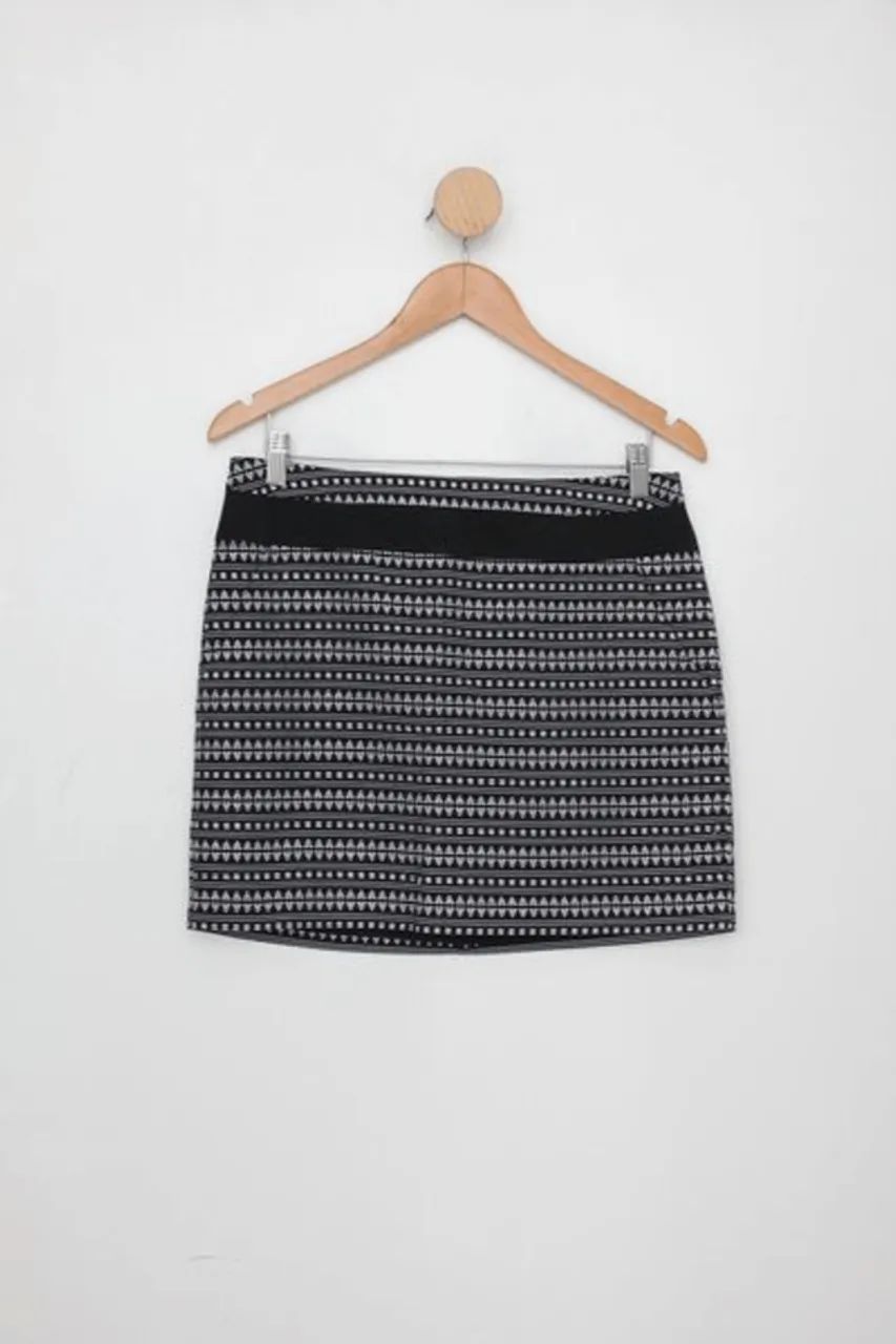 saia promod feminina estampada com forro - Foto 2