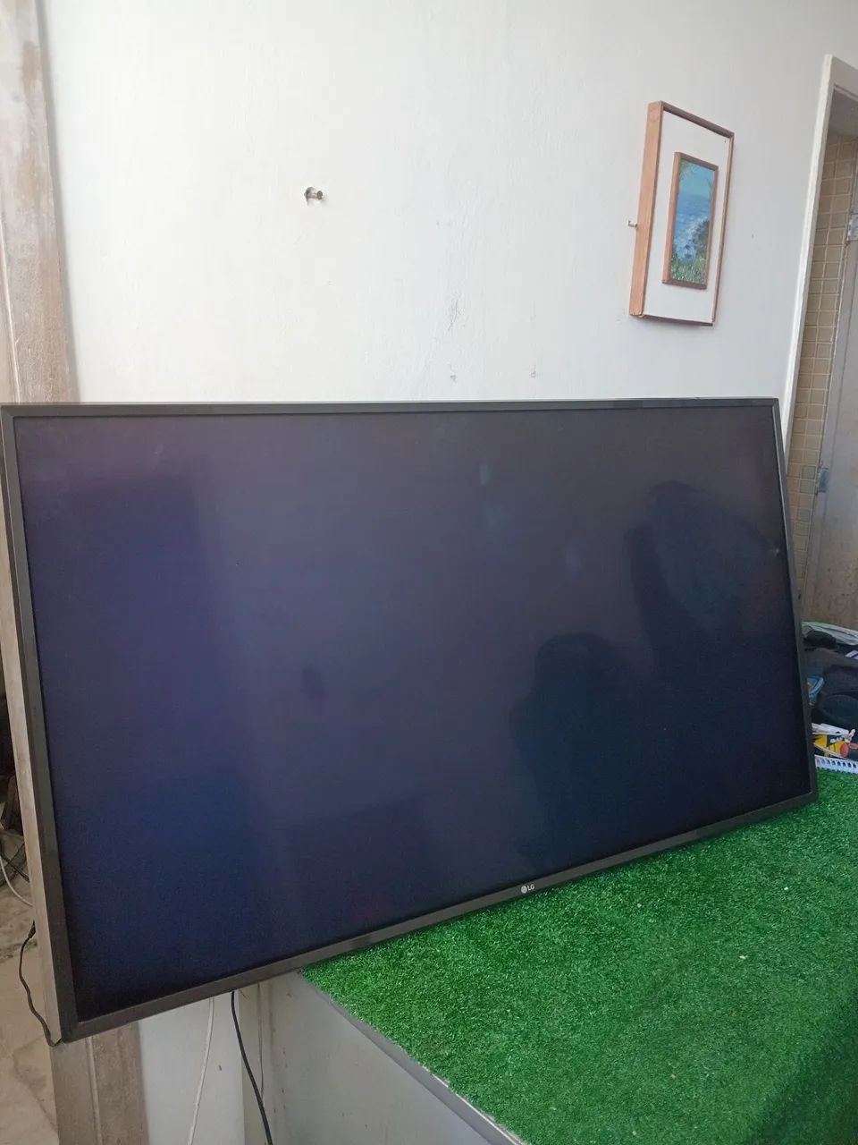 TV LG 49UK6310.PSE com defeito sem imagem com áudio  - Foto 2