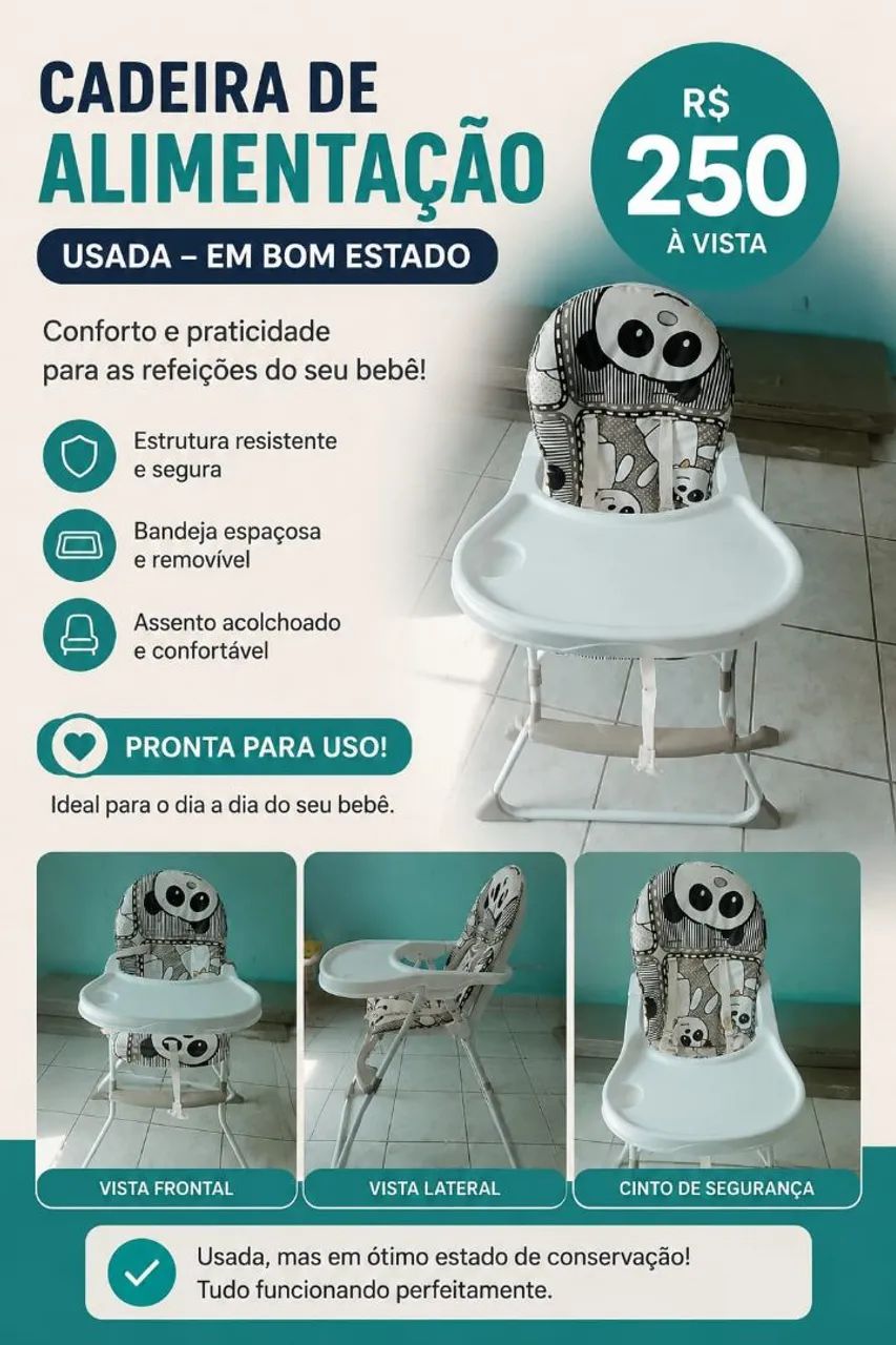 Cadeira de Alimentação  - Foto 4