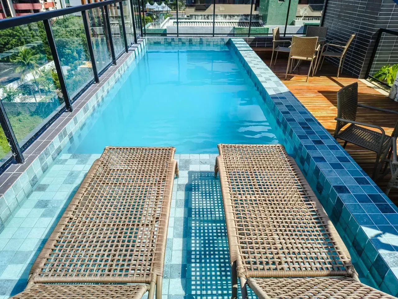 Alugo excelente Flat mobiliado em Intermares a 150m do mar, 01 quarto, R$ 2.200,00. - Foto 4