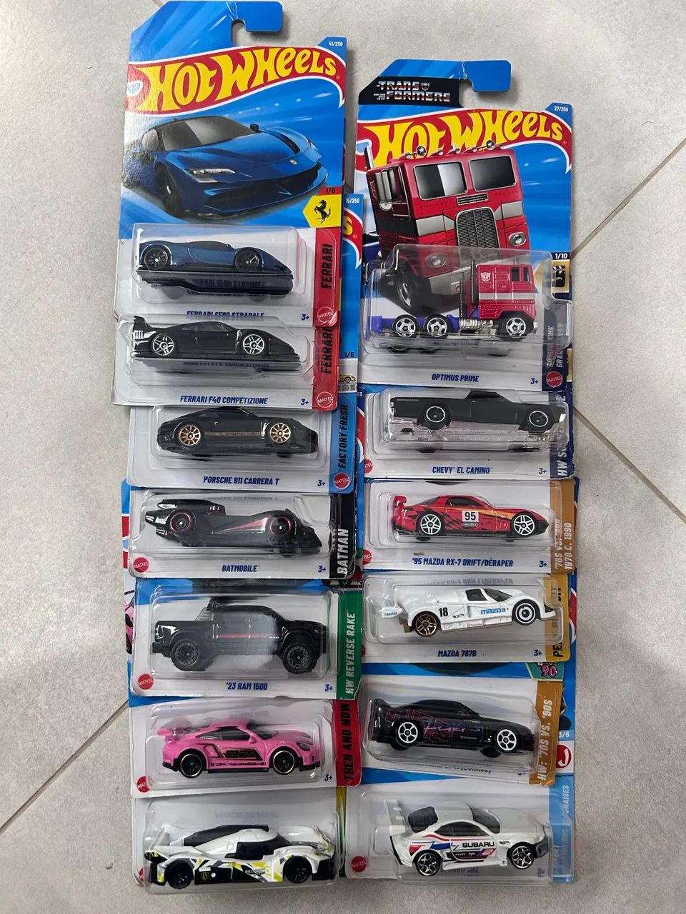 Lote hot wheels