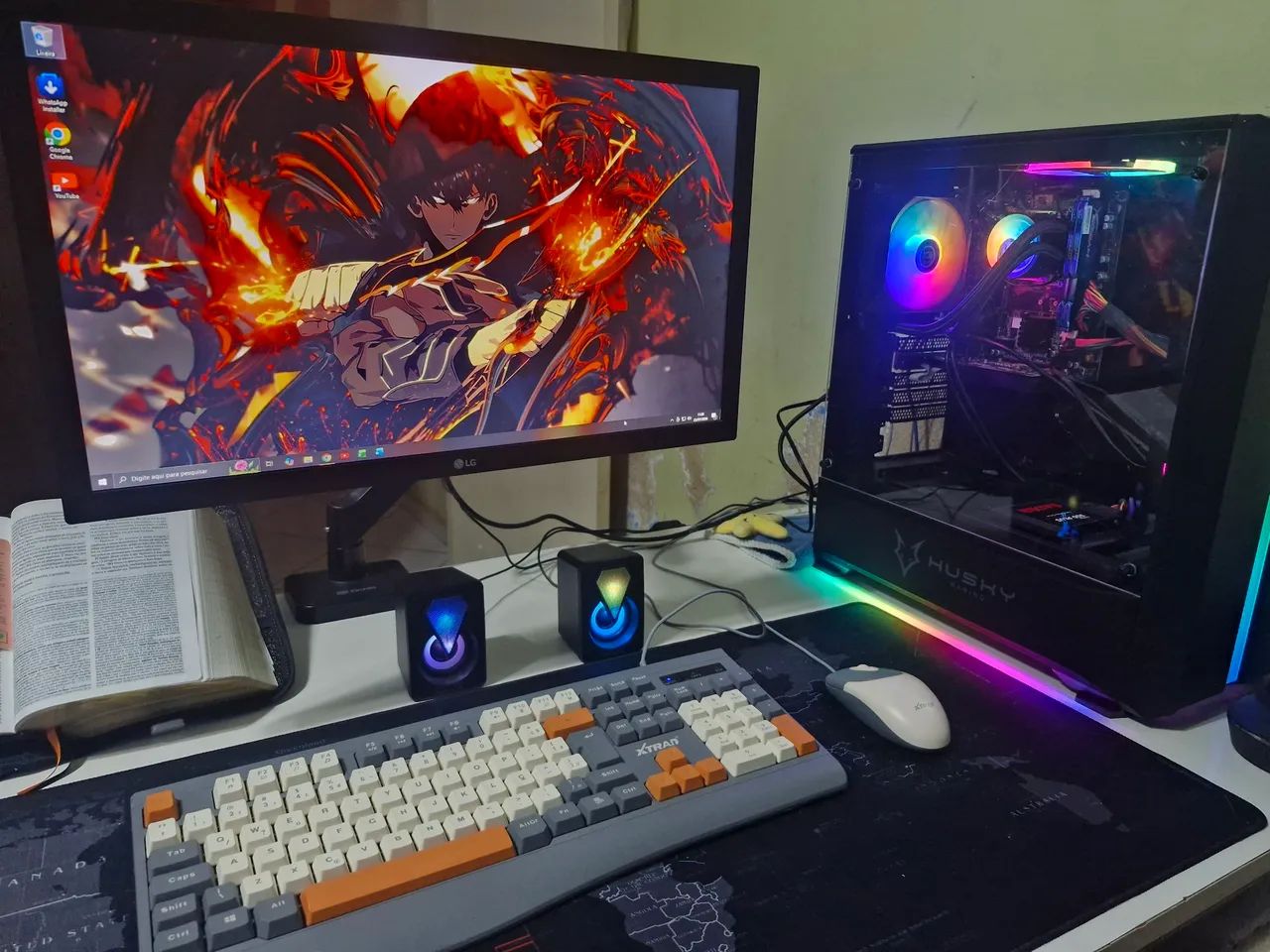 PC Completo gamer com SSD 480gb