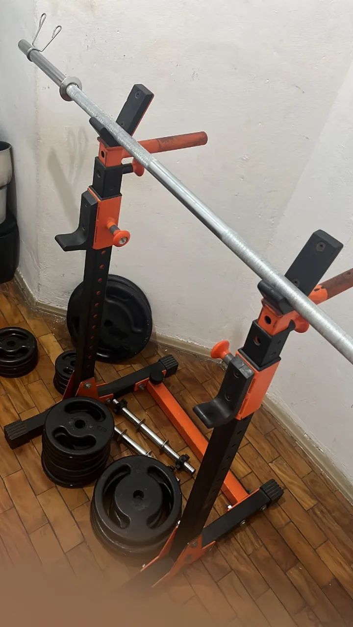 Kit de musculação 