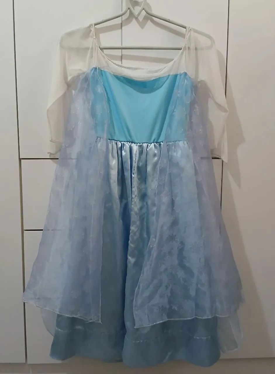 Fantasia Frozen e trança 5/6 - Foto 6