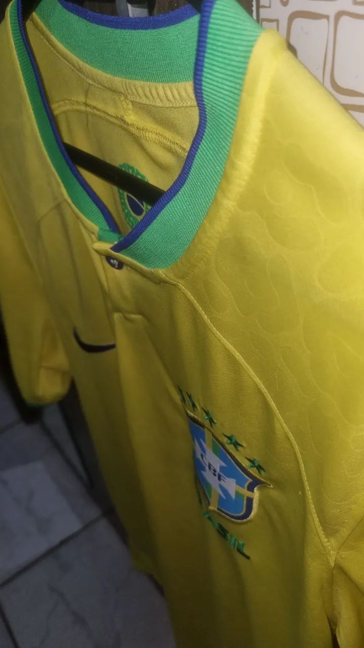 camisa do Brasil Copa do Mundo de 2022 - Foto 2