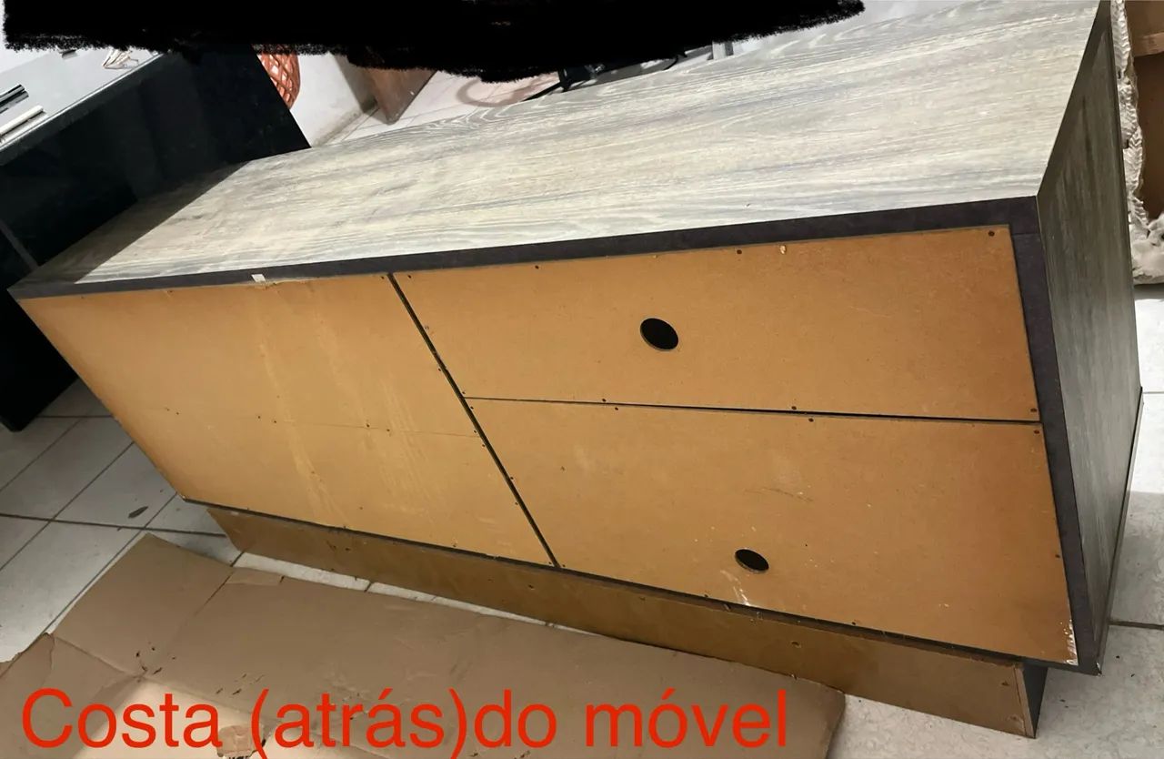 Rack para sala em MDF muito bom, parecendo madeira. - Foto 5