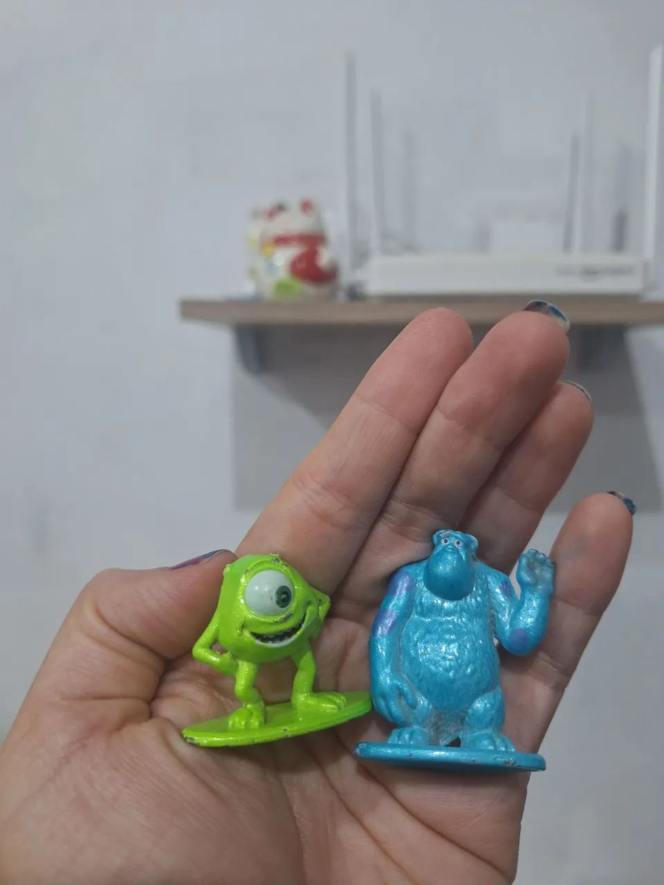 Bonecos de metal monstros sa mini figuras pixar em ferro