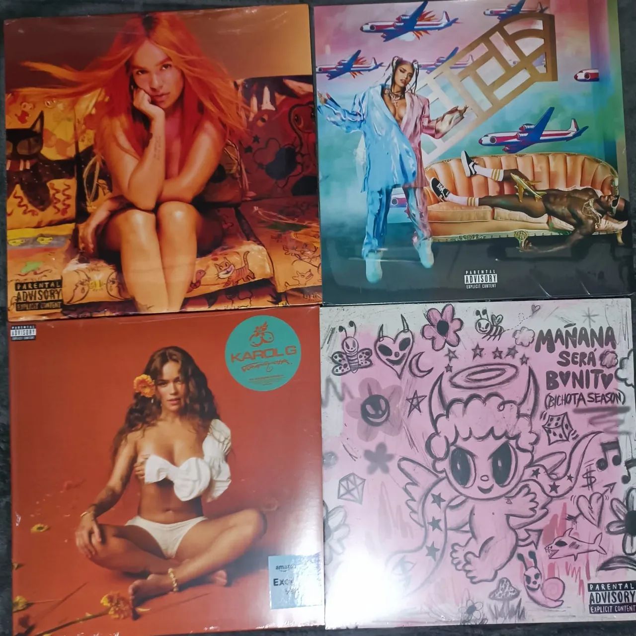 Karol G Discografia 4 Vinils Novos Importados