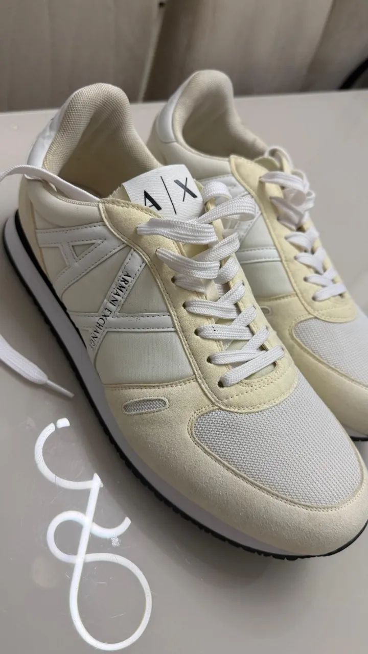 Tênis Armani Exchange Original - Off White 42
