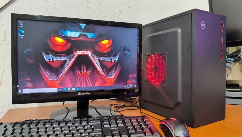 PC Gamer Completo - Xeon + 12gb + RX550 4gb + SSD