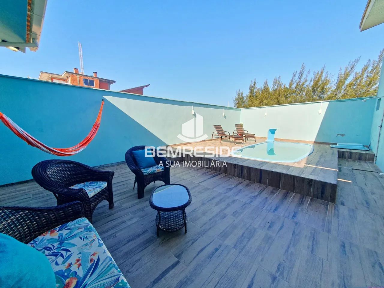 Casa três quartos e com piscina em balneário Dunas do Sul - Foto 5