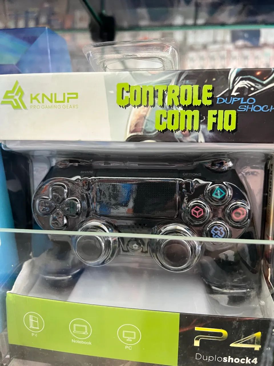 Controle vídeo game com fio P4, Pc, Notebook  - Foto 3