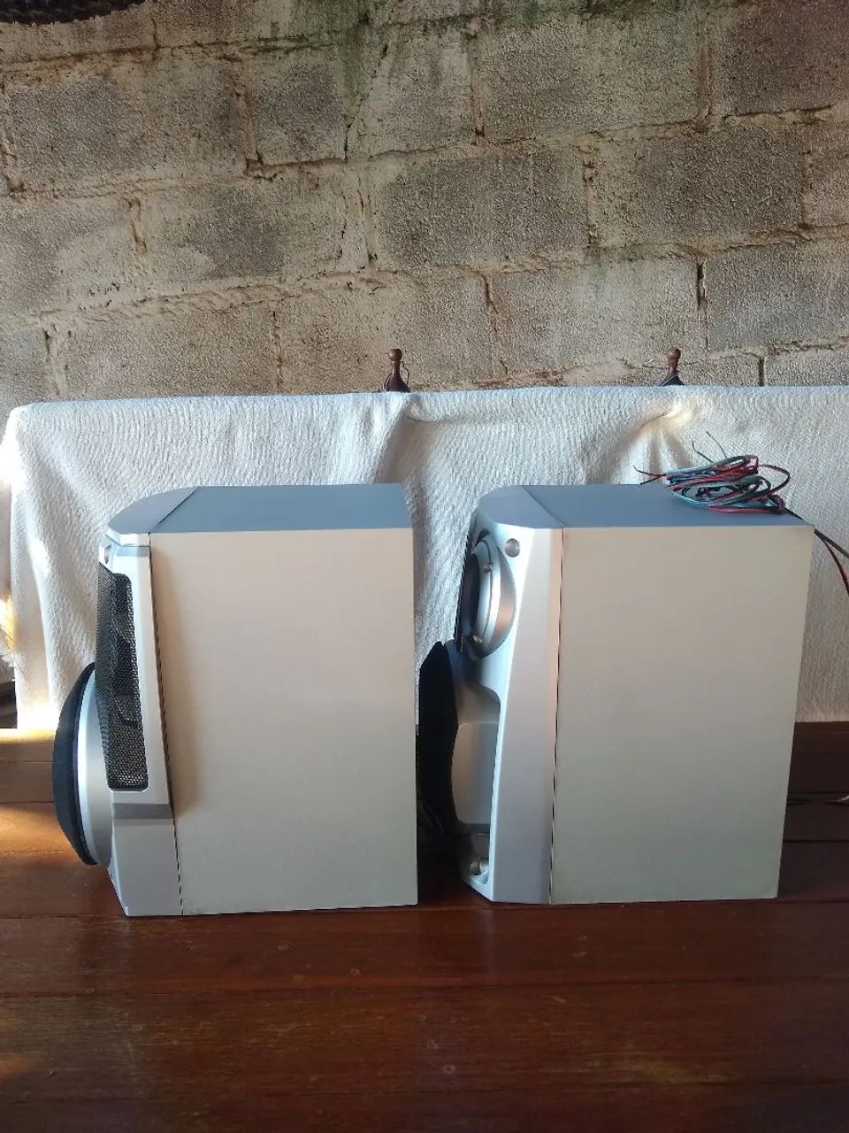 Par de Caixas Panasonic Super Woofer Antigus - Foto 3