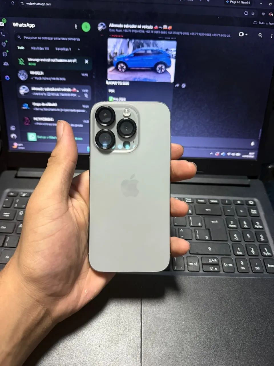 iPhone 15 pro 256gb - Foto 3