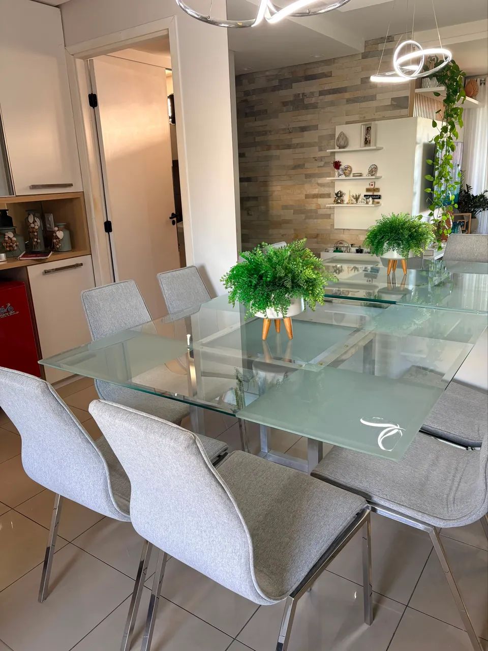 Mesa de inox com cadeiras  - Foto 2