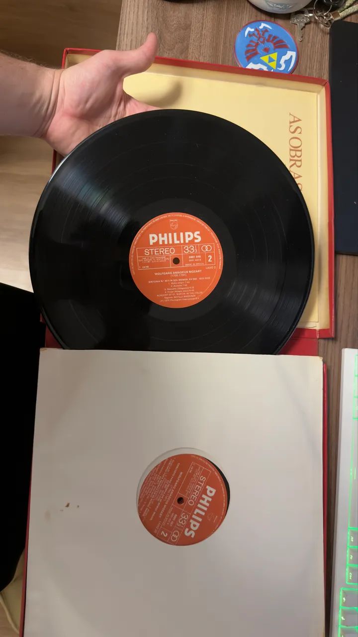 Box 10 Lp Wolfgang Amadeus Mozart 1756-1791 C/ livreto - CDs, DVDs