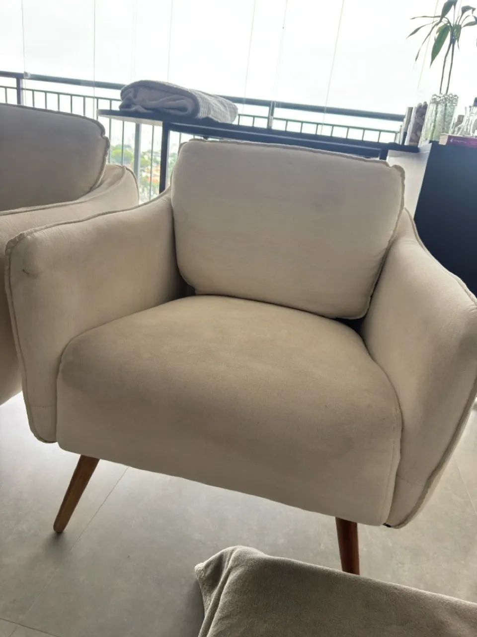POLTRONAS DE LINHO CRU - Foto 4