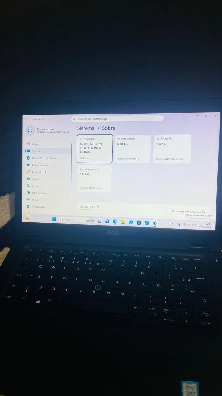 Notebook Dell i5